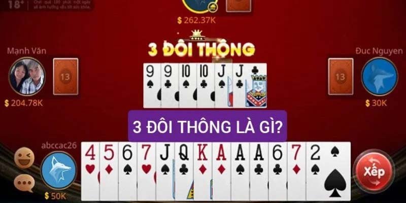 3 đôi thông là gì? Giải mã bí ẩn của bộ bài quan trọng