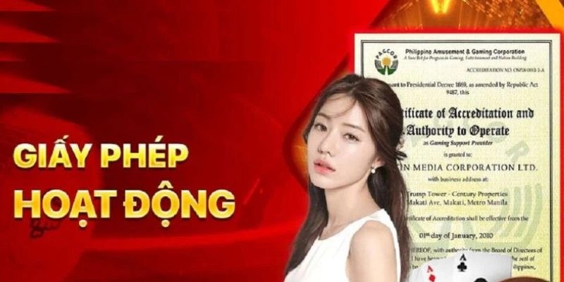 Giấy phép hoạt động 58Win - Điều kiện đảm bảo cho nhà cái cá cược uy tín